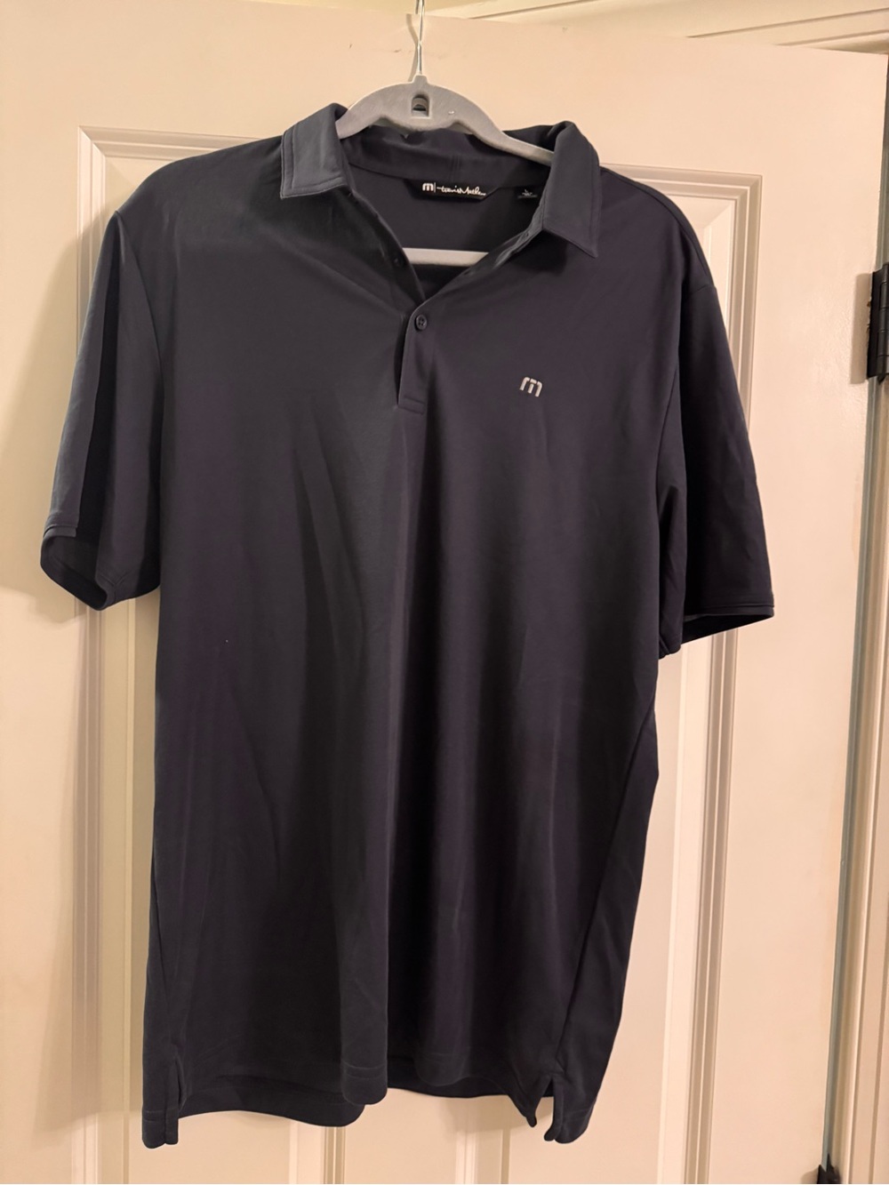 TravisMathew Navy Short-Sleeve Polo